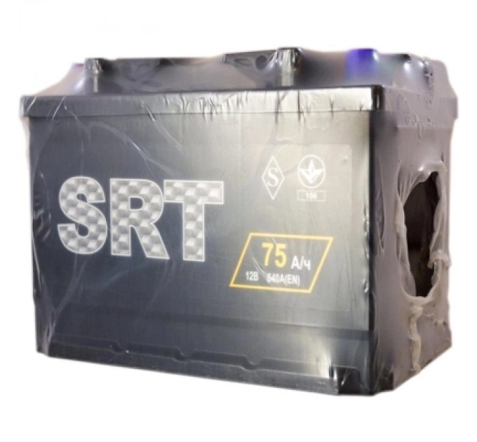 SRT Акумулятор автомобільний SRT 6СТ-75АЗ (0) (-/+) (L3) 640А 12V (E)