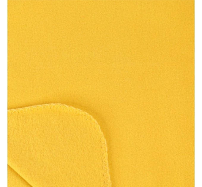 Bergamo Плед Bergamo подушка Mild флісовий 150 х 180 см Жовтий (202312pl-05)