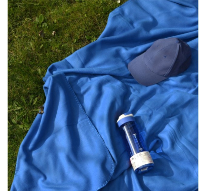 Bergamo Плед Bergamo подушка Mild флісовий 150 х 180 см Синій (202312pl-03)