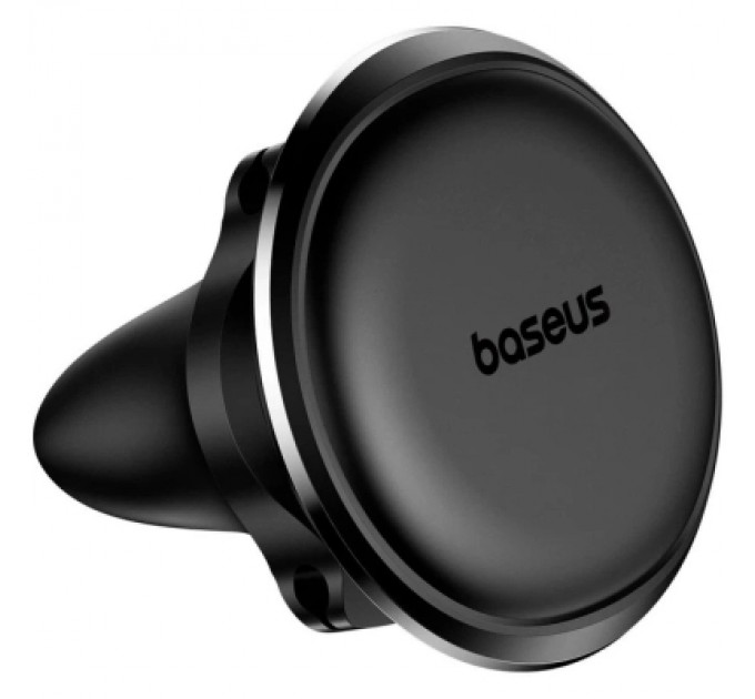 Baseus Універсальний автотримач Baseus Magnetic Car Mount Phone Holder with Cable Clip Air Vent Version Cluster Black (C40141201113-00)