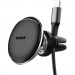 Baseus Універсальний автотримач Baseus Magnetic Car Mount Phone Holder with Cable Clip Air Vent Version Cluster Black (C40141201113-00)