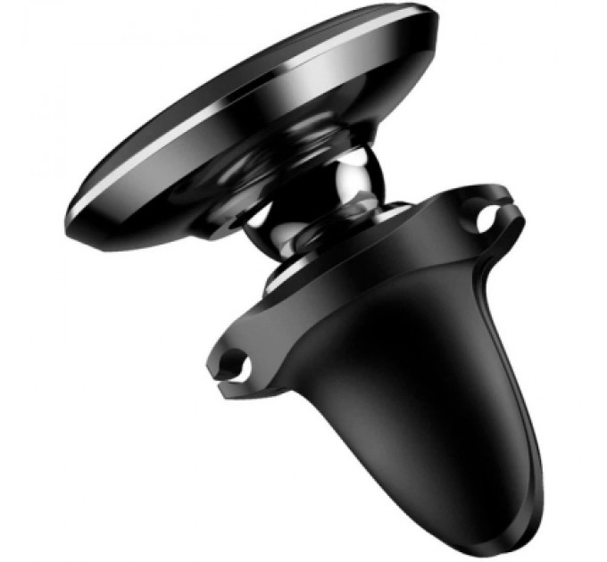 Baseus Універсальний автотримач Baseus Magnetic Car Mount Phone Holder with Cable Clip Air Vent Version Cluster Black (C40141201113-00)