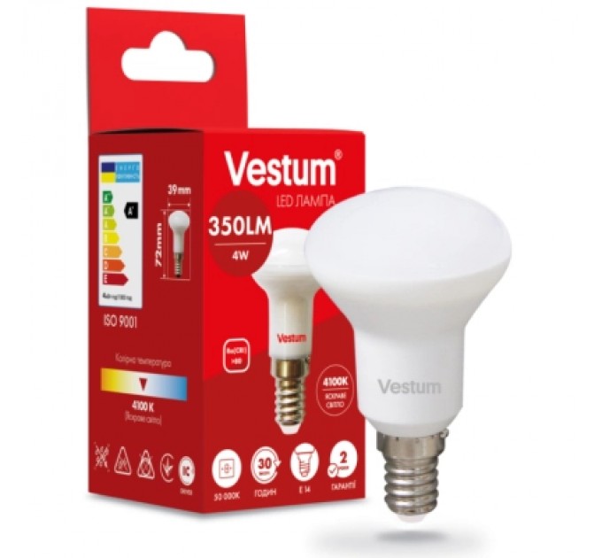 Vestum Лампочка Vestum R39 4W 4100K 220V E14 (1-VS-1401)