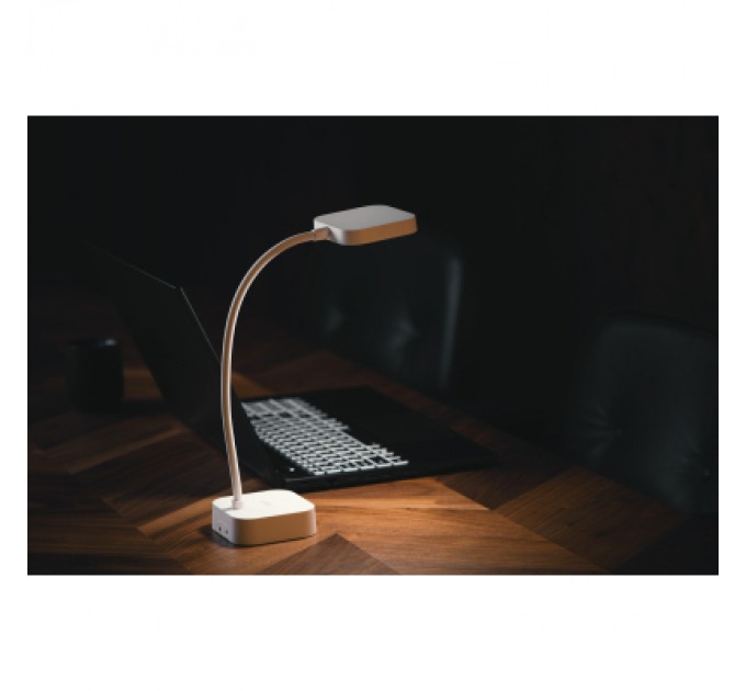 2E Настільна лампа 2E 5Вт 5000K 1200мАг USB-A без БЖ білий (2E-DL1216)