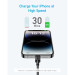 Anker Дата кабель USB-C to Lightning 1.8m nylon 322 black Anker (A81B6G11)