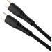 Vinga Дата кабель USB-C to USB-C 2.0m 240W Chip Silicon Black Vinga (VCDCCC2242SB)