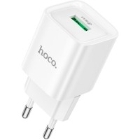Зарядний пристрій HOCO C145A Charm USB QC3.0 White (6942007630214)