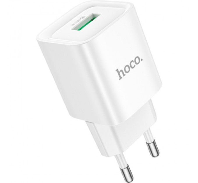 HOCO Зарядний пристрій HOCO C145A Charm USB QC3.0 White (6942007630214)