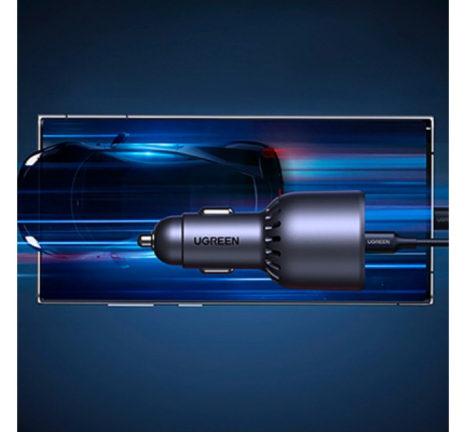 Ugreen Зарядний пристрій Ugreen 3xUSB 130W (2xUSB-C+USB-A) QC3.0 (EC705) (35025)