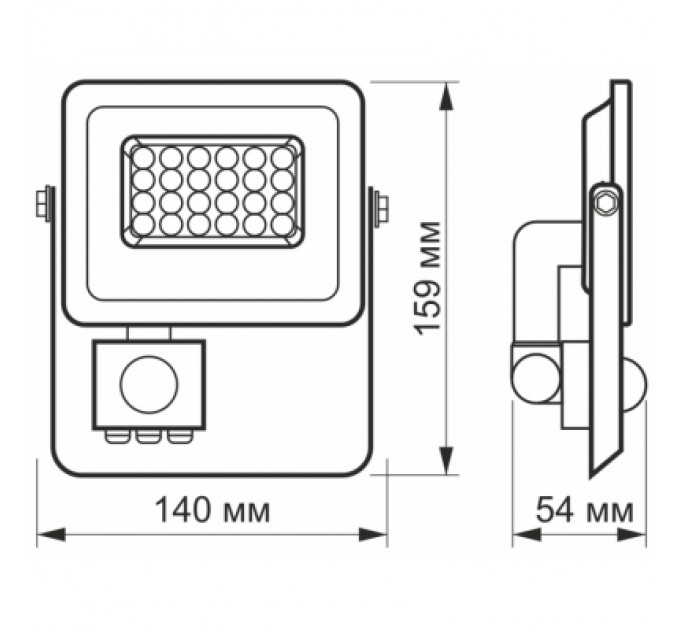 Videx Прожектор Videx LED F2e 20W 5000K (VL-F2e205W-S)