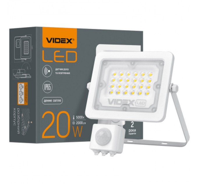 Videx Прожектор Videx LED F2e 20W 5000K (VL-F2e205W-S)