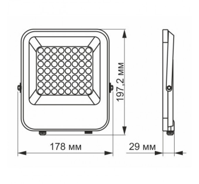 Videx Прожектор Videx VL-F2-305G-12V