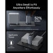 Anker Зарядний пристрій Anker GaNPrime 100W 2xUSB-C PD + 1xUSB-A Foldable Silver (A2688341)