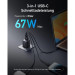 Anker Зарядний пристрій Anker GaNPrime 67W 2xUSB-C PD + 1xUSB-A Black (A2669313)