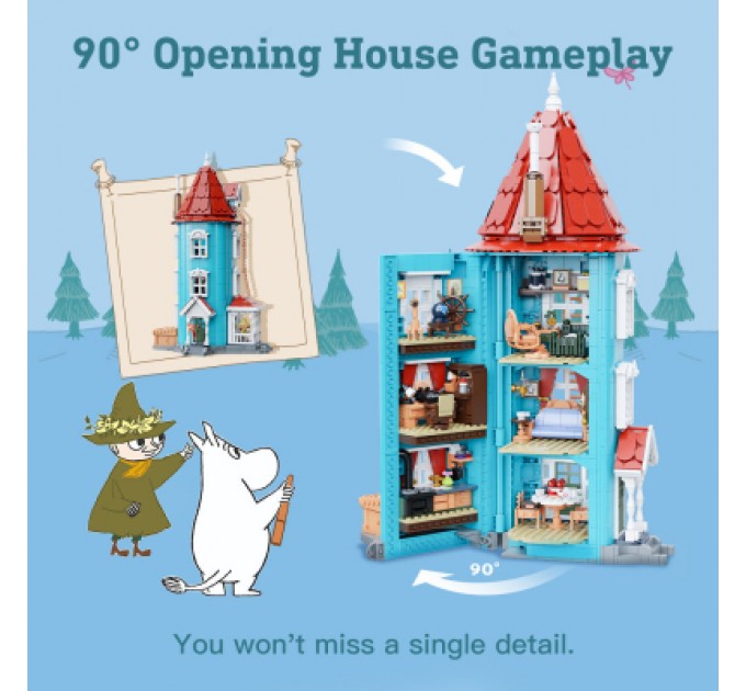 Pantasy Конструктор Pantasy Moomin Будиночок Мумі-тролів (87201)