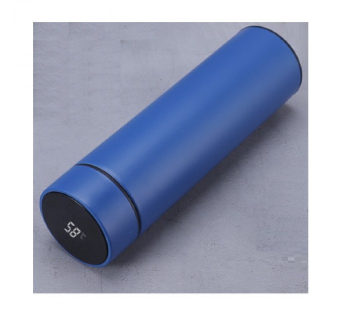 Merlion Термос Merlion з цифровим термометром 0,5 л, синій (SUS-304E-Be/500)