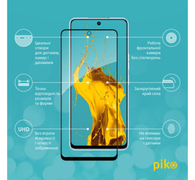 Piko Скло захисне Piko Full Glue Tecno Camon 19/19 Pro (1283126547287)