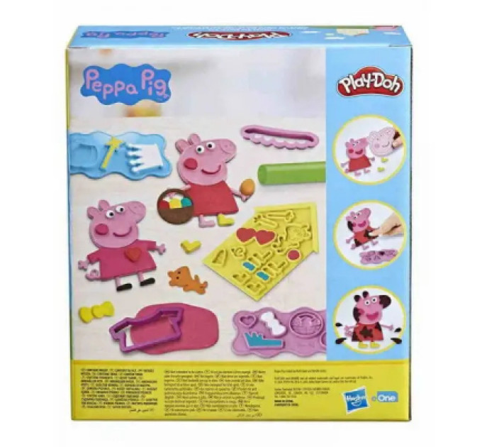 Hasbro Набір для творчості Hasbro Play-Doh Свинка Пеппа стильний сет (F1497)