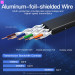 Vention Патч-корд Vention CAT7 SSTP Ethernet, 0.5 m, Black (ICABD)