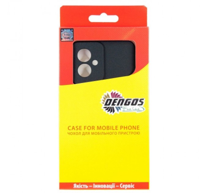 Dengos Чохол до мобільного телефона Dengos Carbon Motorola G55 Black (DG-TPU-CRBN-248)