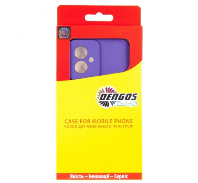 Dengos Чохол до мобільного телефона Dengos Carbon Motorola G55 Purple (DG-TPU-CRBN-250)