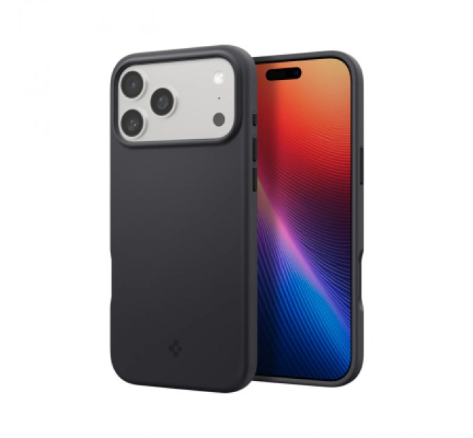 Spigen Чохол до мобільного телефона Spigen Silicone Fit MagFit iPhone 17 Pro Max Black (ACS10270)