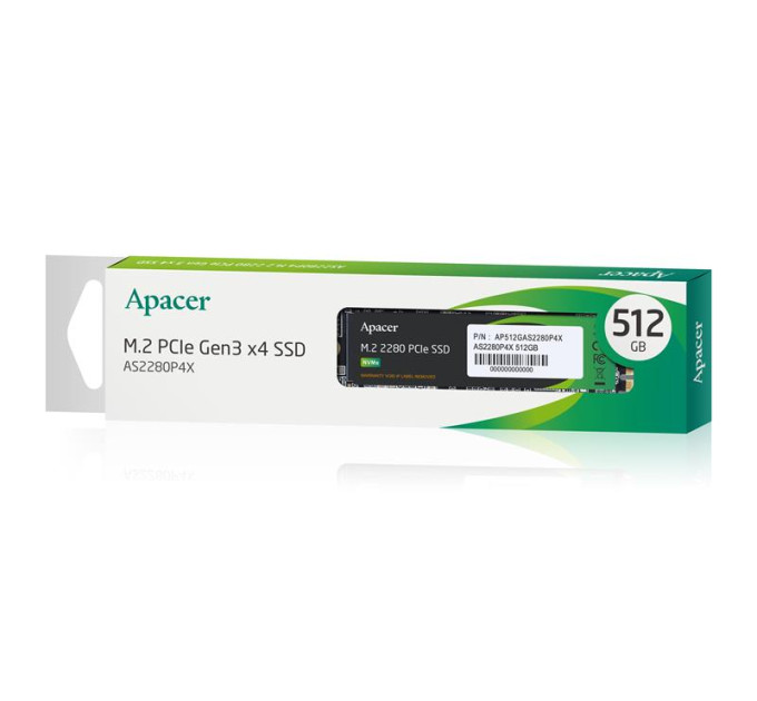 Apacer Накопичувач SSD M.2 2280 512GB Apacer (AP512GAS2280P4X-1)