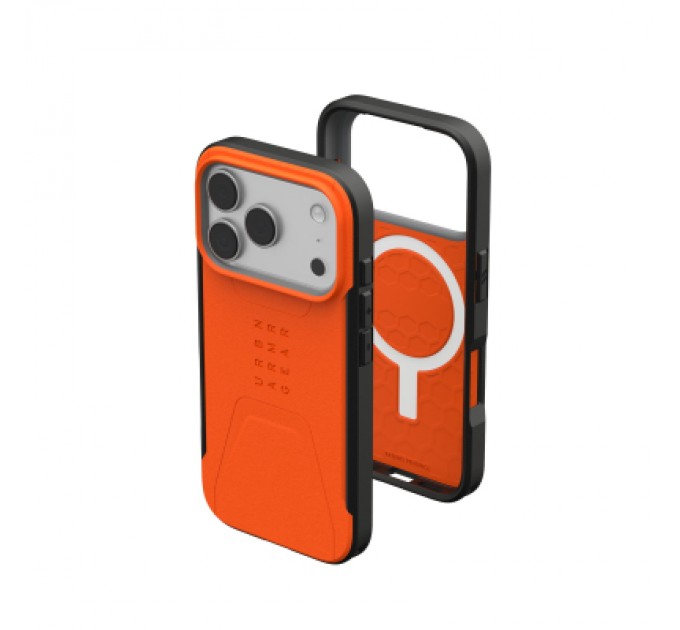 UAG Чохол до мобільного телефона UAG Civilian MagSafe iPhone 17 Pro Orange (114545119797)