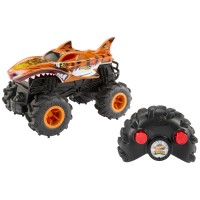 Радіокерована іграшка Hot Wheels Автомодель Monster Trucks Тигроакула 1:24 (HNV03)