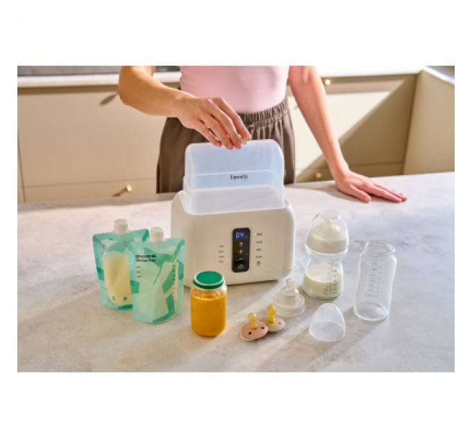 Lionelo Підігрівач Lionelo Thermup Double White - Підігрівач пляшечок і стерилізатор (LOC-THERMUP DUO WHITE)