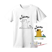 Набір для творчості Rosa футболка-розмальовка, Be Cappy, бавовна 100, розмір XS (4823098544876)