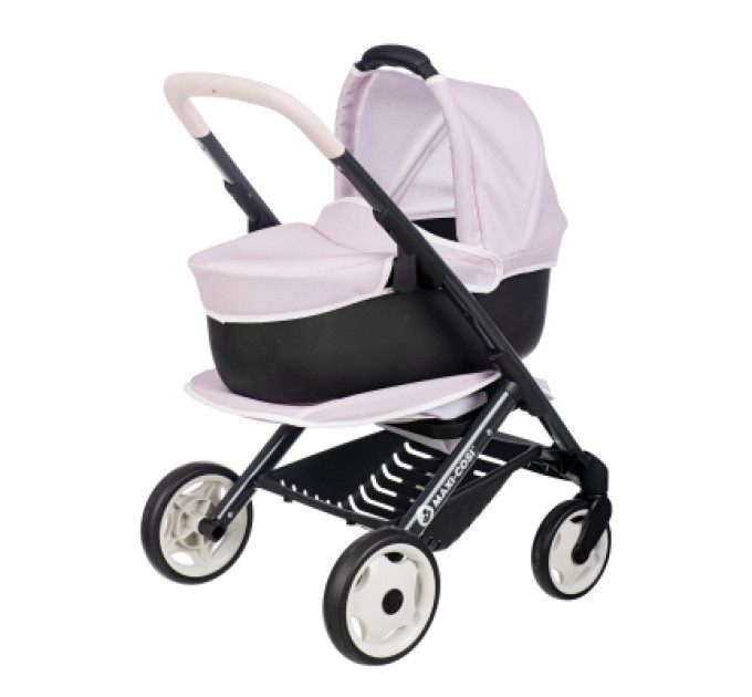 Smoby Коляска для ляльок Smoby Maxi-Cosi 3 в 1. Рожева перлина зі знімною люлькою, 55 x 39 x 64 см, 3+ (7600253121)