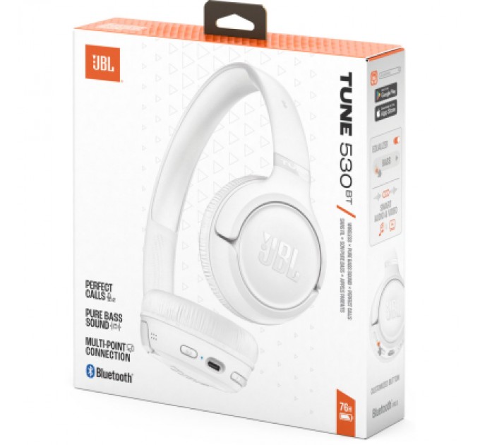 JBL Навушники JBL Tune 530BT White (JBLT530BTWHTEU)