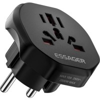 Перехідник EU to global universal adapter Essager (ECTZH-YCB01-Z)