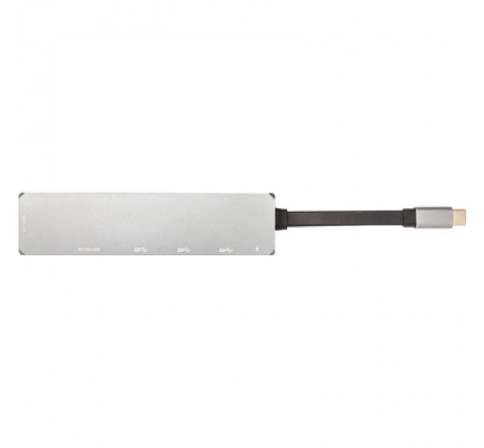 PowerPlant Концентратор USB 3.1 Type-C to USB Hub, HDMI, Card Reader (SD, micro SD) PowerPlant (CA912094)