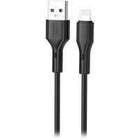Дата кабель USB 2.0 AM to Lightning NB230-AI black XO (NB230-AI.black)