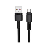 Дата кабель USB 2.0 AM to USB-C NBQ166-AC black XO (NB-Q166-AС.black)