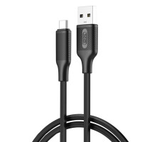 Дата кабель USB 2.0 AM to USB-C NB265-AC black XO (NB265-AC.black)