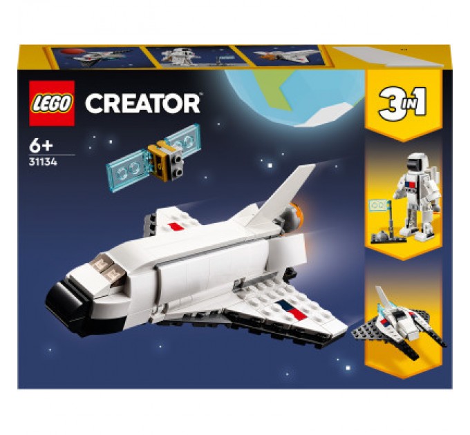LEGO Конструктор LEGO Creator Космічний шатл 144 деталей (31134)