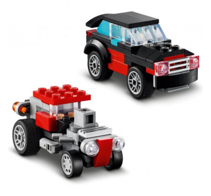 LEGO Конструктор LEGO Creator Бортова вантажівка з гелікоптером 270 деталей (31146)