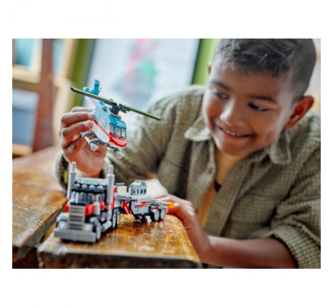 LEGO Конструктор LEGO Creator Бортова вантажівка з гелікоптером 270 деталей (31146)