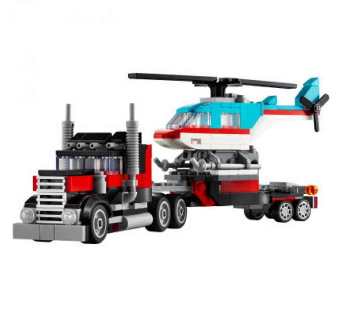 LEGO Конструктор LEGO Creator Бортова вантажівка з гелікоптером 270 деталей (31146)