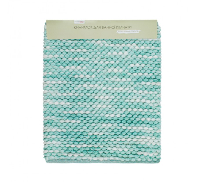 Home Line Килимок для ванної Home Line Shady біло-бірюзовий 60х90 см (166436)