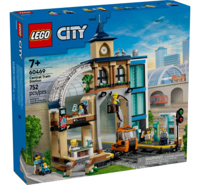 LEGO Конструктор LEGO City Центральний залізничний вокзал (60469)