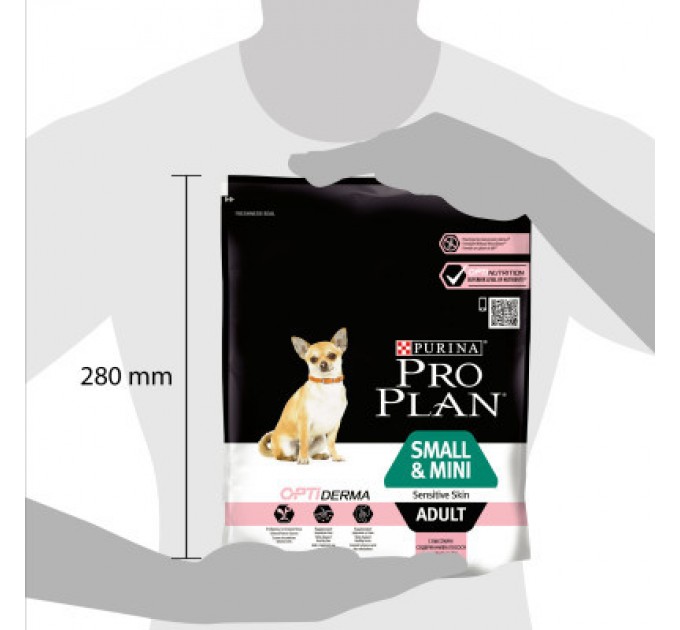 Purina Pro Plan Сухий корм для собак Purina Pro Plan Small&Mini Sensitive Skin з лососем 700 г (7613035120808)