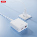 XO Зарядний пристрій XO L133 3xUSB-A + 3xUSB-C 75W White (L133.white)