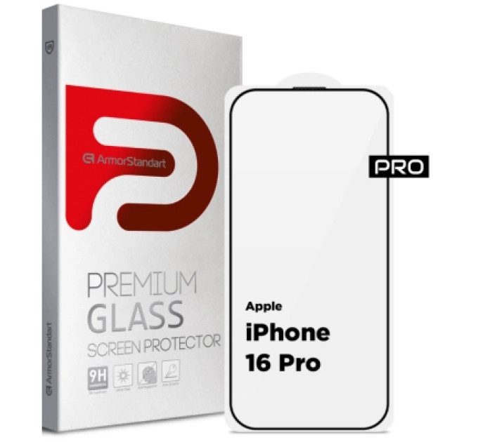 Armorstandart Скло захисне Armorstandart Pro Apple iPhone 16 Pro with mesh (ARM87027)