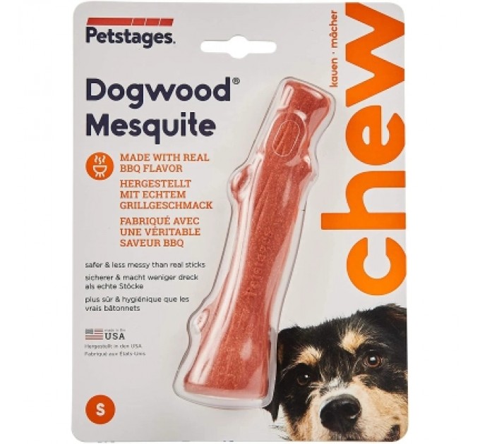 Іграшка для собак Petstages Mesquite Dogwood Гілка (з ароматом барбекю) 13.5 см (0700603301435)