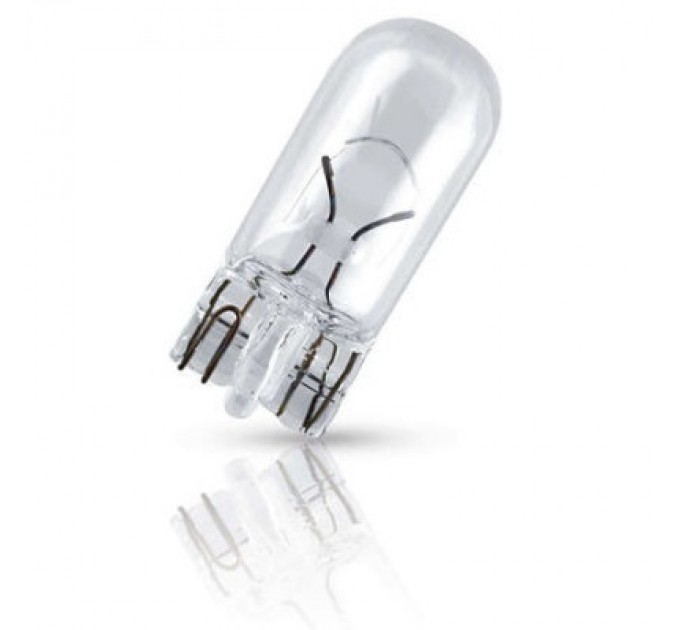 Автолампа Philips W5W LongLife EcoVision, 2шт/бл. (12961LLECOB2)