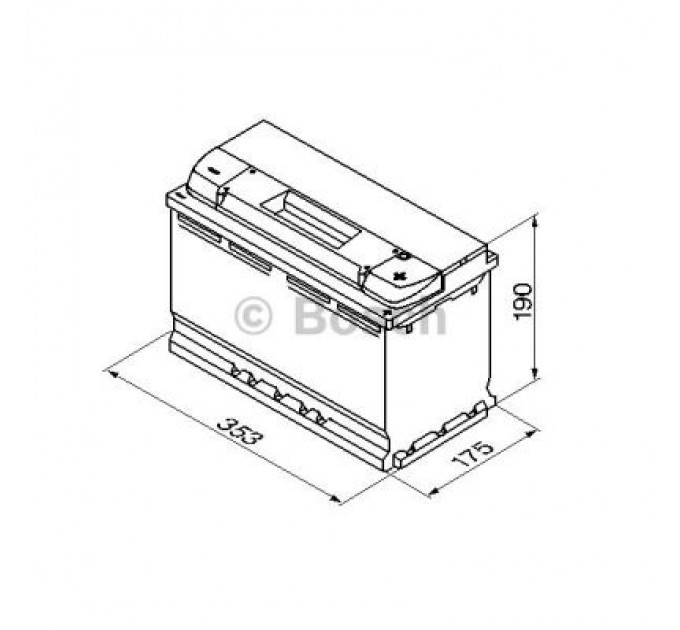 Акумулятор автомобільний Bosch 95А (0 092 S40 130)